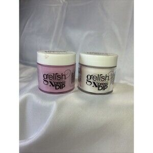 2 Jars Gelish Xpress Dip Powder 0.8 Oz. Simple Sheer,  Look At You Pink-Achu!